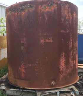 2,000 Gallon Steel Tank