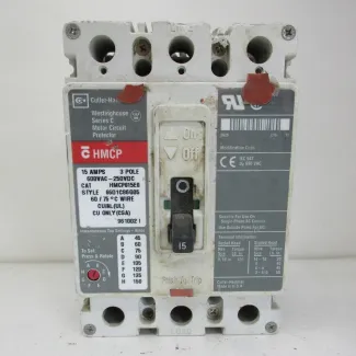 Cutler Hammer HMCP 15 Amp Breaker