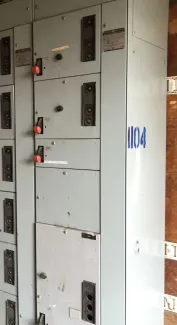General Electric 600 Volt 8000 Line MCC Section