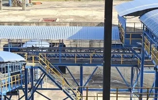 800mm Wide x 17.23m Long Channel Conveyor