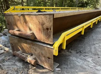 16ft Wide x 80ft Long L-100 Portable Steel Bridge