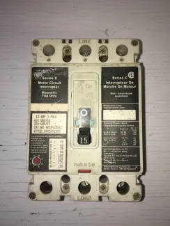 Westinghouse Series C 15 Amp Breaker