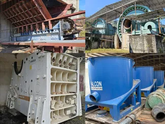 1000 TPH / 24000 TPD Gold Plant Equipment with Gravity Concentration