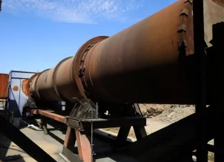 6ft Dia. x 45ft Long Rotary Kiln Incinerator