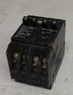 Cutler Hammer 2 Pole 15 Amp w/ Two 1 Pole 15 Amp Push-in Breaker
