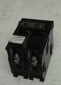 Siemens 2 Pole 15 Amp Push-in Breaker