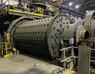Metso 10ft Dia. x 14ft Long Rod Mill
