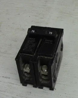 Cutler Hammer 2 Pole 70 Amp Push-in Breaker