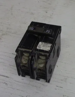 Siemens 2 Pole 70 Amp Push-in Breaker