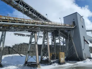 36in Wide x 242ft Long Channel Conveyor