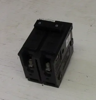 Cutler Hammer 2 Pole 15 Amp Bolt-on Breaker