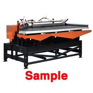 MBMM 5ft x 12ft Concentrating Table