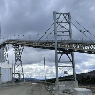 30in Wide x 612ft Long Overland Conveyor