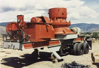 Allis Chalmers 45 in Hydro Cone Crushing Plant