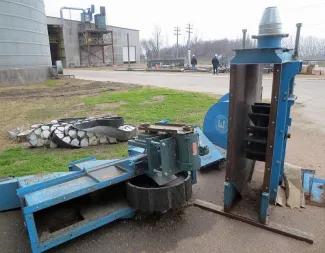 Essmueller Grain Leg 65 ft Bucket Elevator
