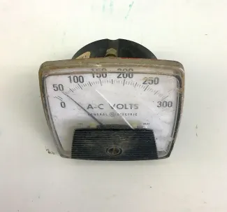 General Electric Analog Voltmeter