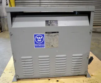 Westinghouse 45 kVA 600 - 120/208 Transformer