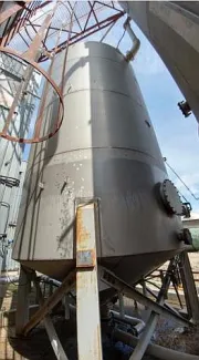 16,600 Gallon SS Vertical Tank
