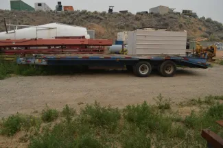 Big Tex 8.6 X 32 Flat Deck Trailer With Beaver