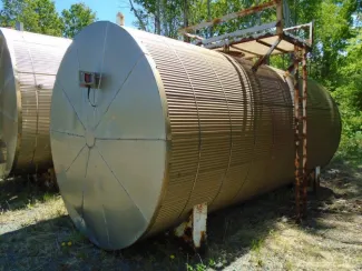 8 ft. Dia. x 20 ft. Long Steel Tank