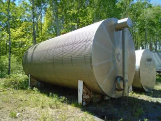 10 ft. Dia. x 24 ft. Long Steel Tank