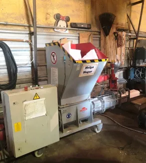 2008 Heger Model GZV-S-B 200 EPS & XPS Foam Compactor System