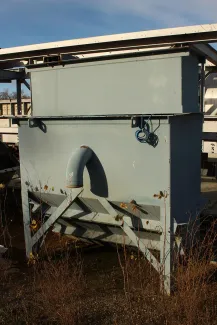 4 ft. x 6 ft. x 6 ft. high (2) Compartment Slurry Pump Box
