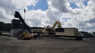 2001 Portable 500 TPH Recycle Counter Flow Astec Plant