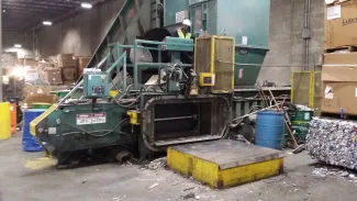 Harris Selco Two Ram Baler
