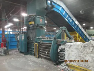 American Wide Mouth Horizontal Baler