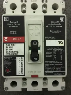 Cutler Hammer 70 Amp Breakers