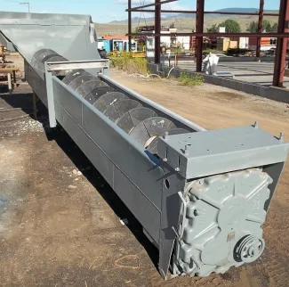 Eagle 30 inch dia. X 25 ft longSand Screw. Supplied with complete set of new wear shoes.