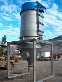 Emtrol 3000 cfm pulse jet dust collector