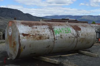 3,500 Gallon Steel Tank