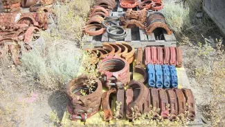 Used Pipe Fittings. 12 in. to 16 in. Grooved Fittings.
