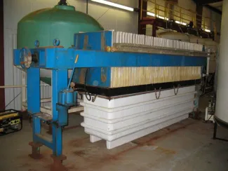 36 in. X 36 in. Poly Filter Press. 51 Plates & 49 Frames