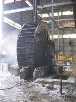 17 Foot dia. X 5 foot Aerofall Sag mills.