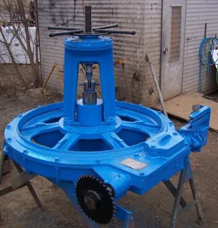 Used Dorr-Oliver Thickener Head. 35 ft. Dia. 3hp drive. SOLD REFURBISHED