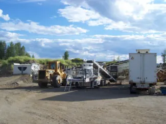 Elruss portable crushing plant