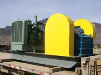 10-inch by 20-inch jaw crusher. SOLD REFURBISED