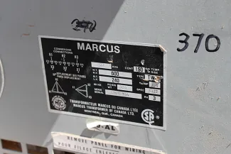 30 KVA 600 - 240 volt 3 phase MarcusTransformer For sale