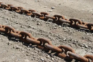 6 3/4 in. x 1 1/4 in. Anchor Chain for Sale