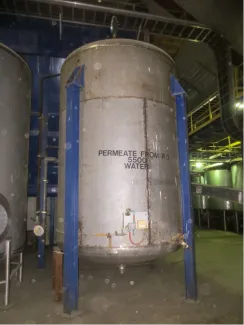 6,000 Gallon Stainless Steel Tank