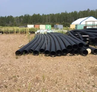 Tubería Poly HDPE de 14.875in