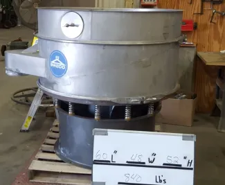 48 in. Stainless Steel Single Deck Circular Screen