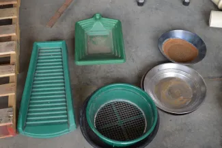 Creek Side Gold Pans, Sluice Boxes and Classifiers
