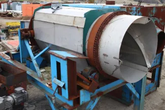 Stainless Steel 38 in. x 8 ft. Rotary Recycling Screen