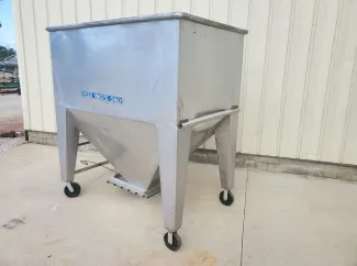 80 ft.³ Portable Stainless Steel Hopper