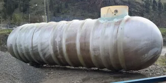 8000 Gallon Fibreglass Tank