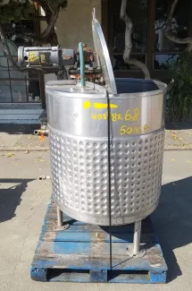 JV Northwest 175 Gallon Dimple-Jacketed and Agitated Tank